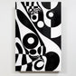 Toile_abstrait_noir_et_blanc_vintage