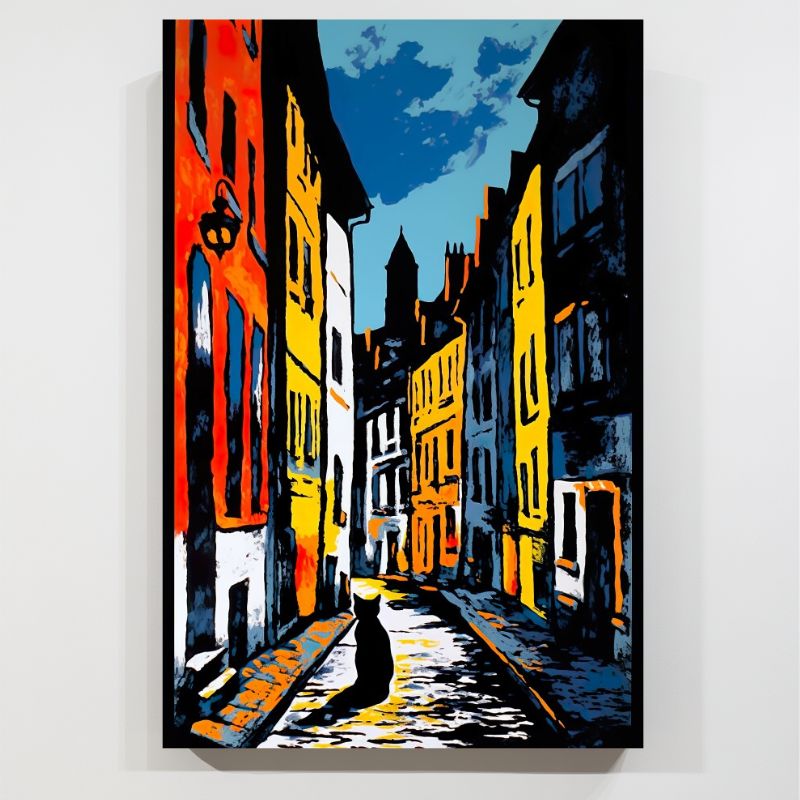 Tableau Chat en Ville