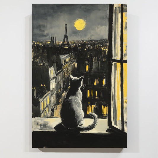 Toile_chat_gris