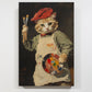 Tableau Chat Peintre