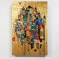 Tableau Oriental Abstrait