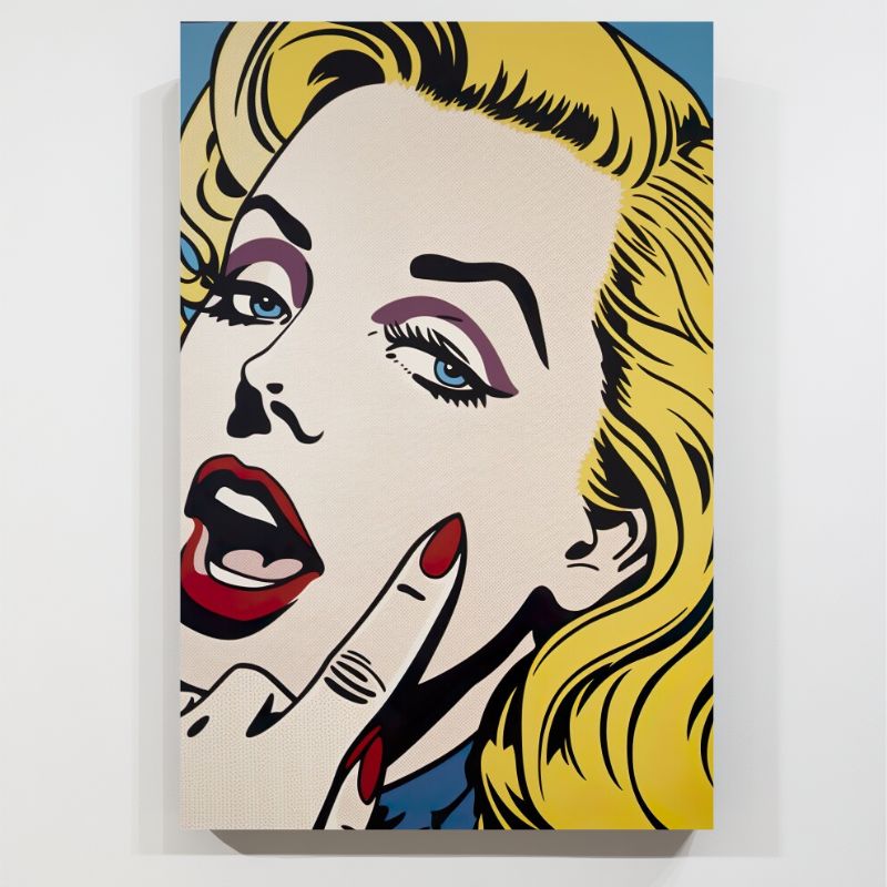 Toile_pop_art_femme