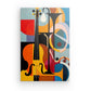 tableau abstrait musique 