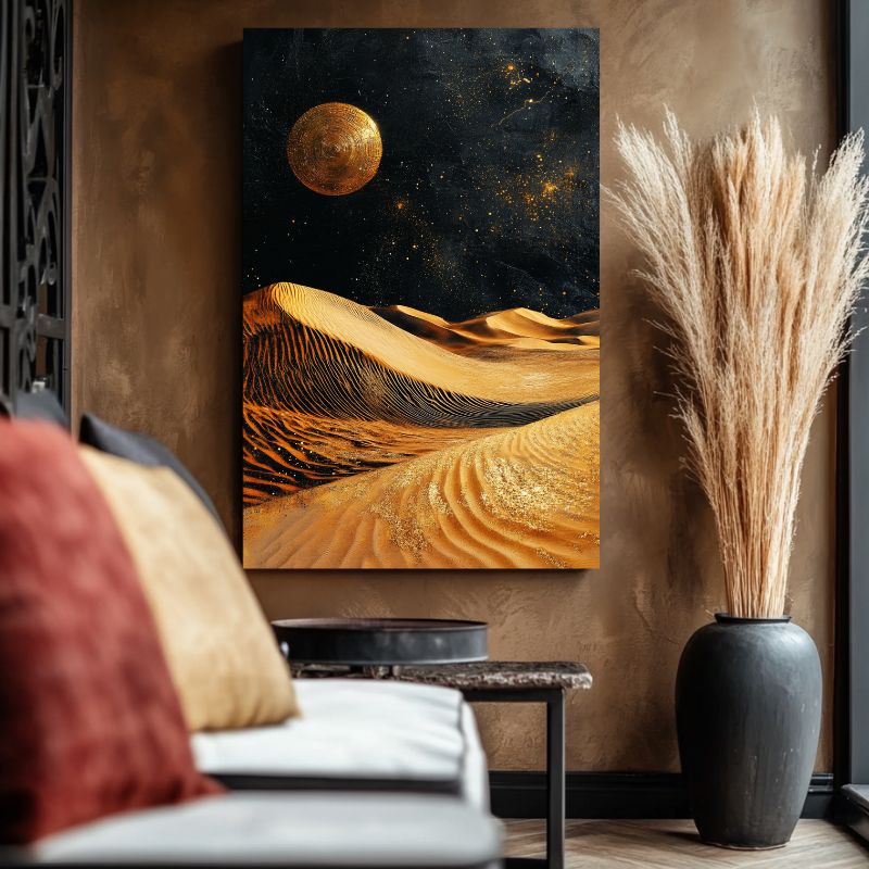 tableau_desert_Sahara_toile_mystique