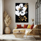 tableau_fleurs_moderne_fleur_blanche_doree