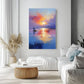 tableau_impressionniste_mer_coucher_soleil