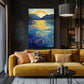 tableau_lac_montagne_eaux_tourbillonnantes