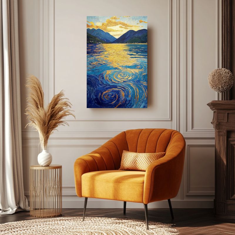 tableau_lac_montagne_zen