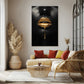 tableau_moderne_design_levres_dorees