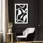 tableau moderne noir et blanc pour salle à manger contemporain
