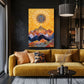 tableau_montagne_abstrait_formes_triangulaires