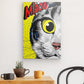 tableau pop art chat