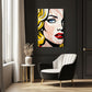 tableau_visage_femme_pop_art_deco