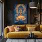 tableau_zen_fleur_de_lotus_doree