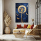 tableau_zen_fleur_pissenlit_dore