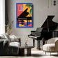 Tableau Piano Tropical Jazzy