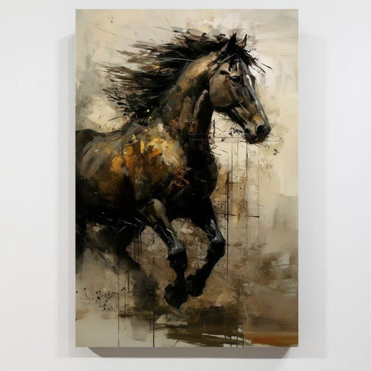 Tableau Cheval Marron