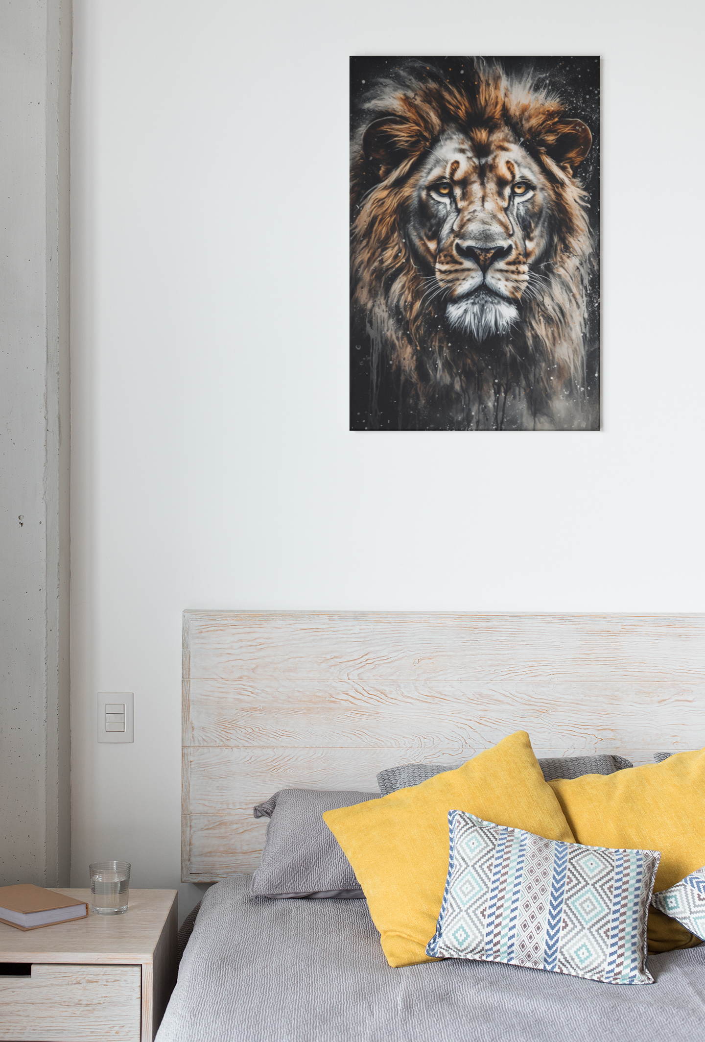 Toile Mural Lion