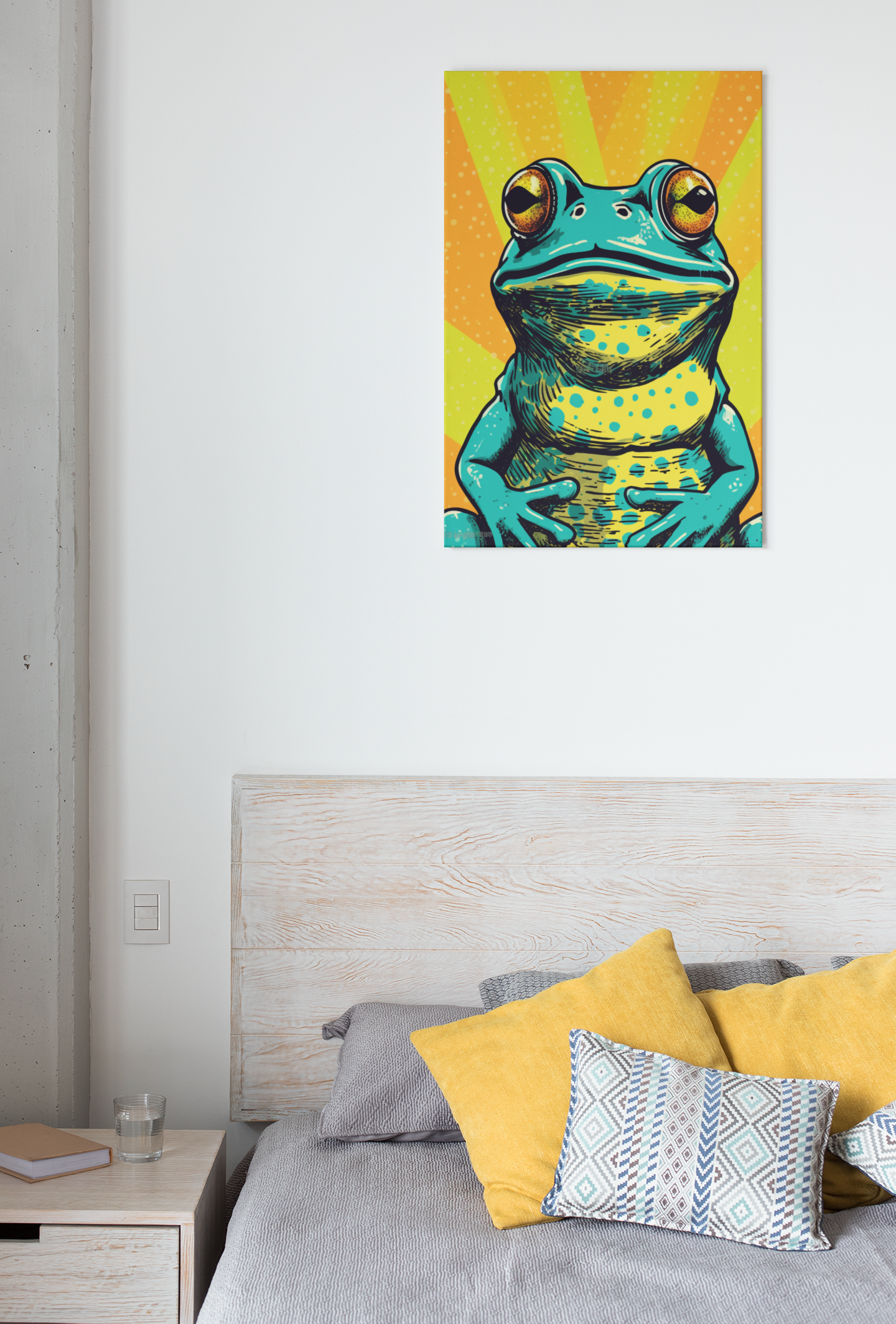 Tableau Pop Art Grenouille