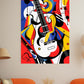 Tableau Pop Art Guitare