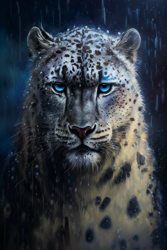 Tableau Leopard des Neiges
