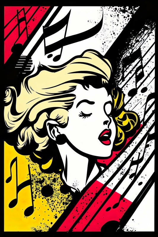 Tableau Pop Art Musique