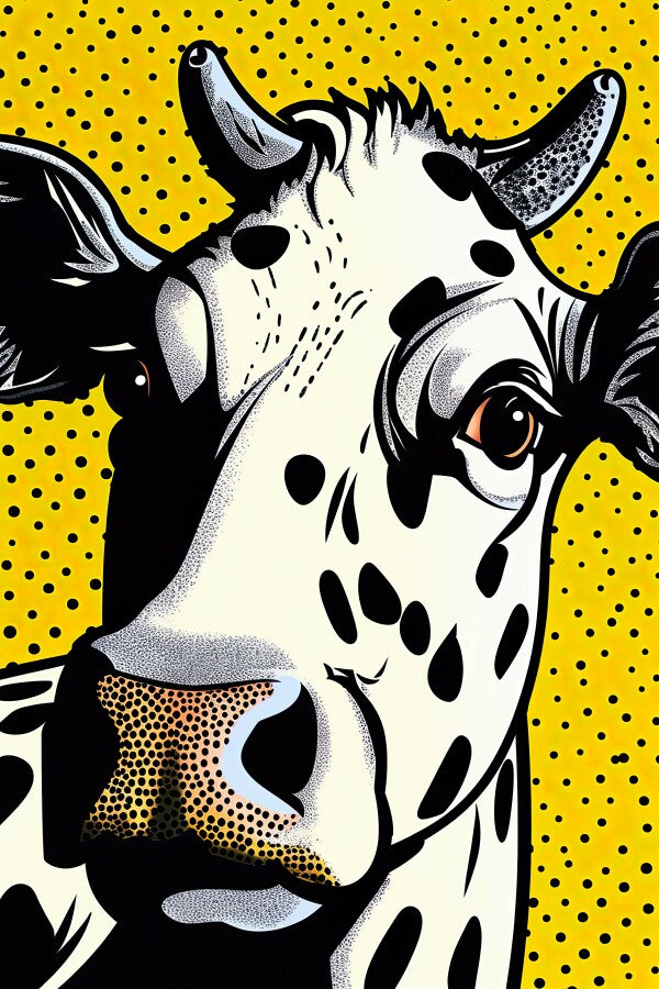 Tableau Vache Pop Art