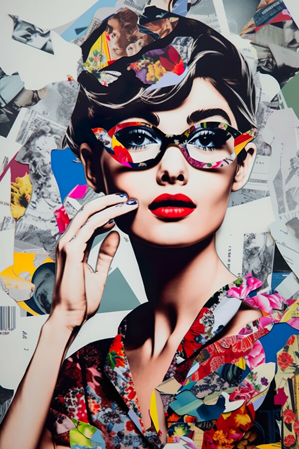 Tableau Collage Pop Art