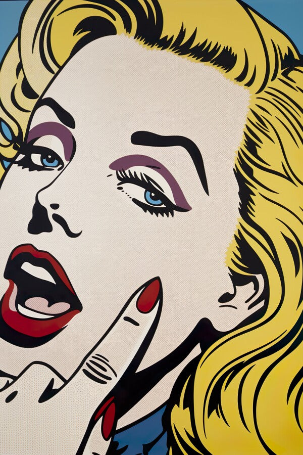 Tableau Femme Pop Art