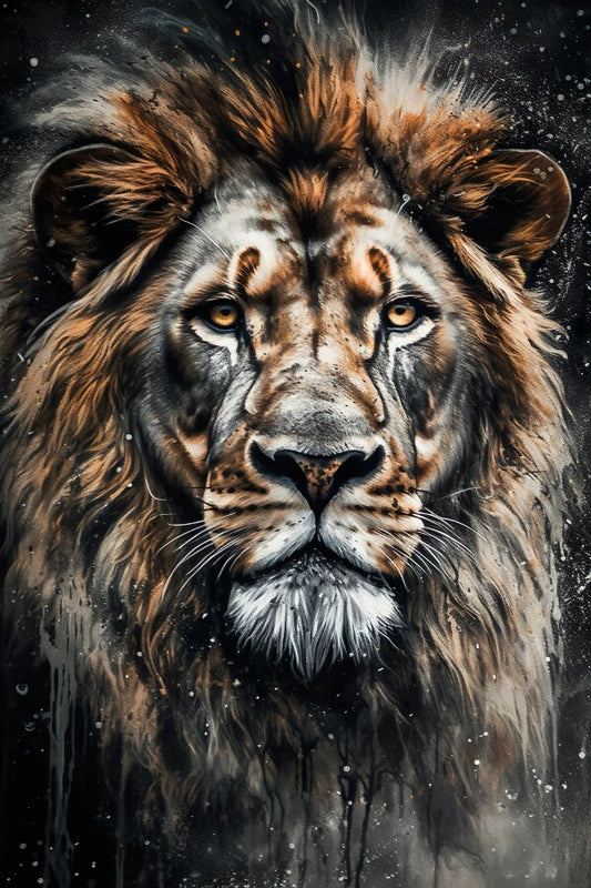 Tableau Mural Lion