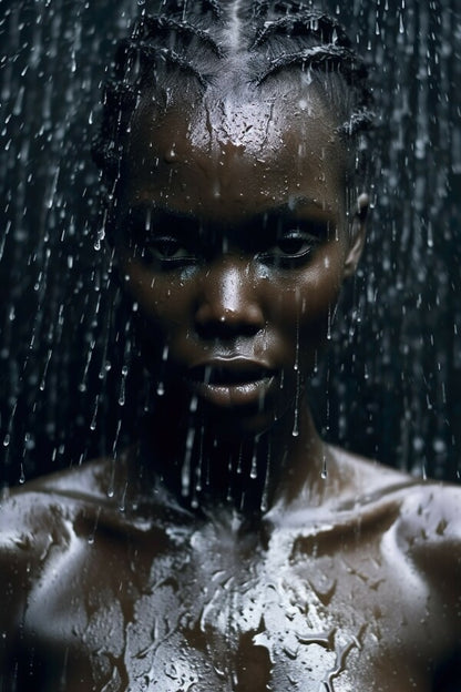 Tableau Femme Pluie