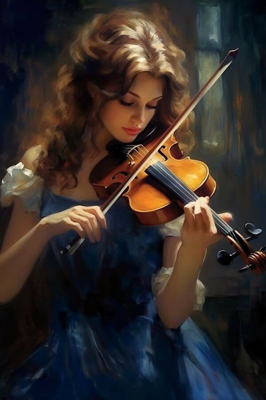 Tableau Femme Violon