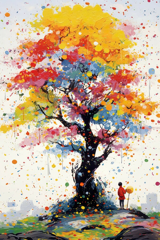 Tableau Arbre Coloré