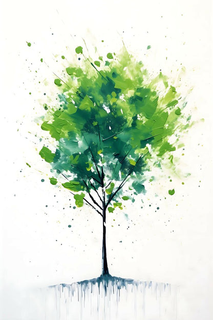 Tableau Arbre Vert