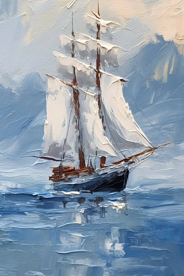 Tableau de Bateau sur Toile