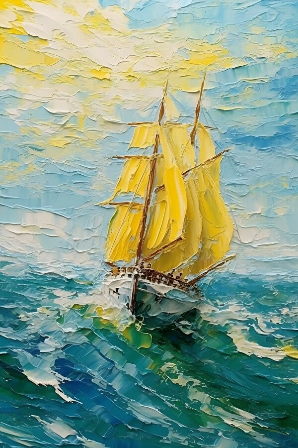 Tableau Impressionniste Bateau