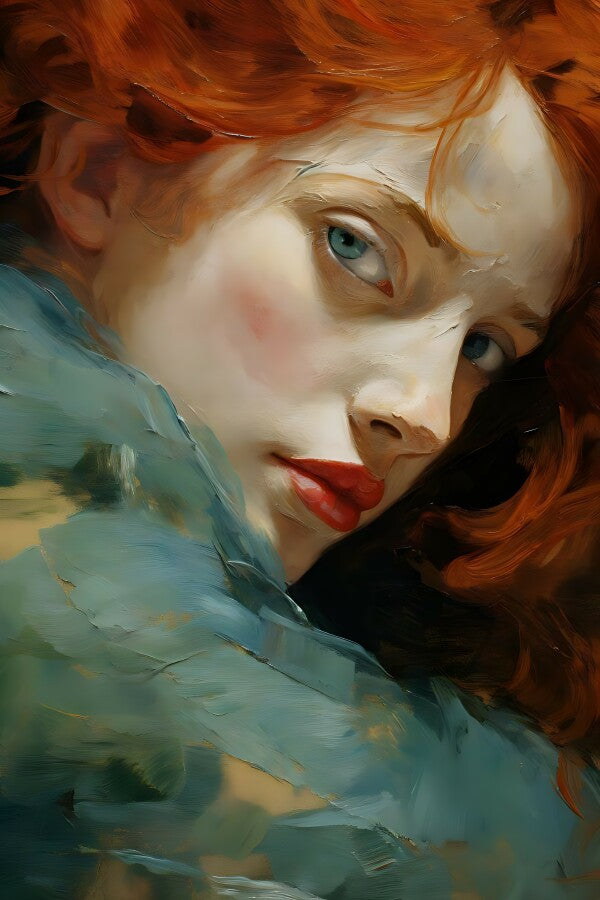 Tableau Femme Rousse