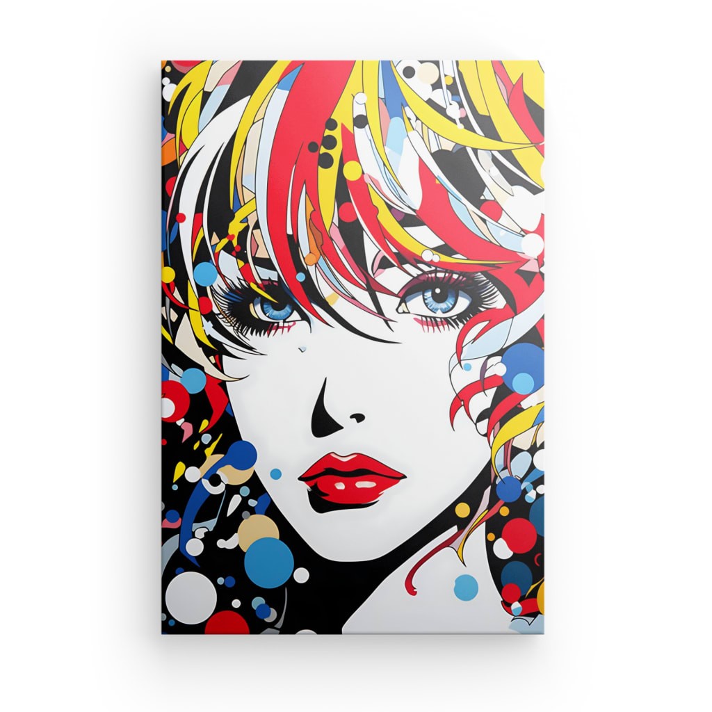 Tableau toile Pop Art Manga