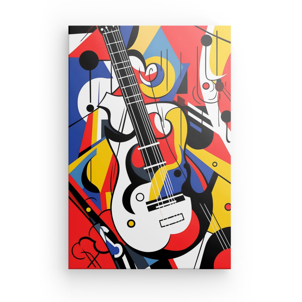 Tableau Pop Art Guitare