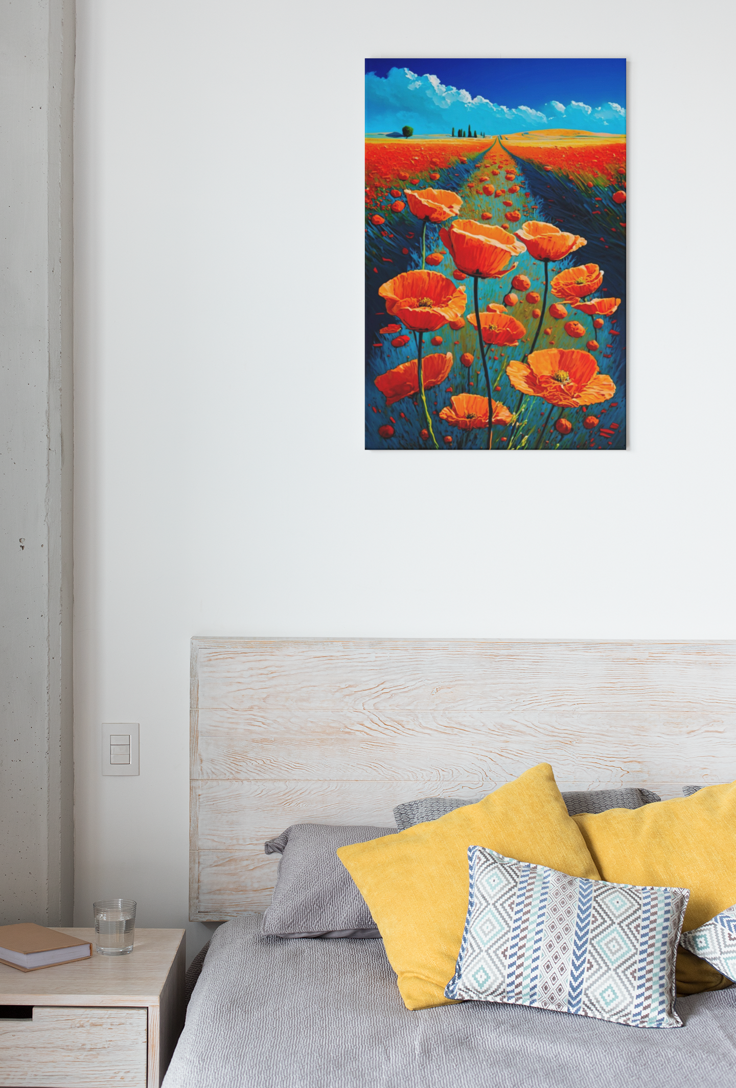 Tableau Mural Coquelicot