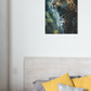 Toile Regard Leopard Naif