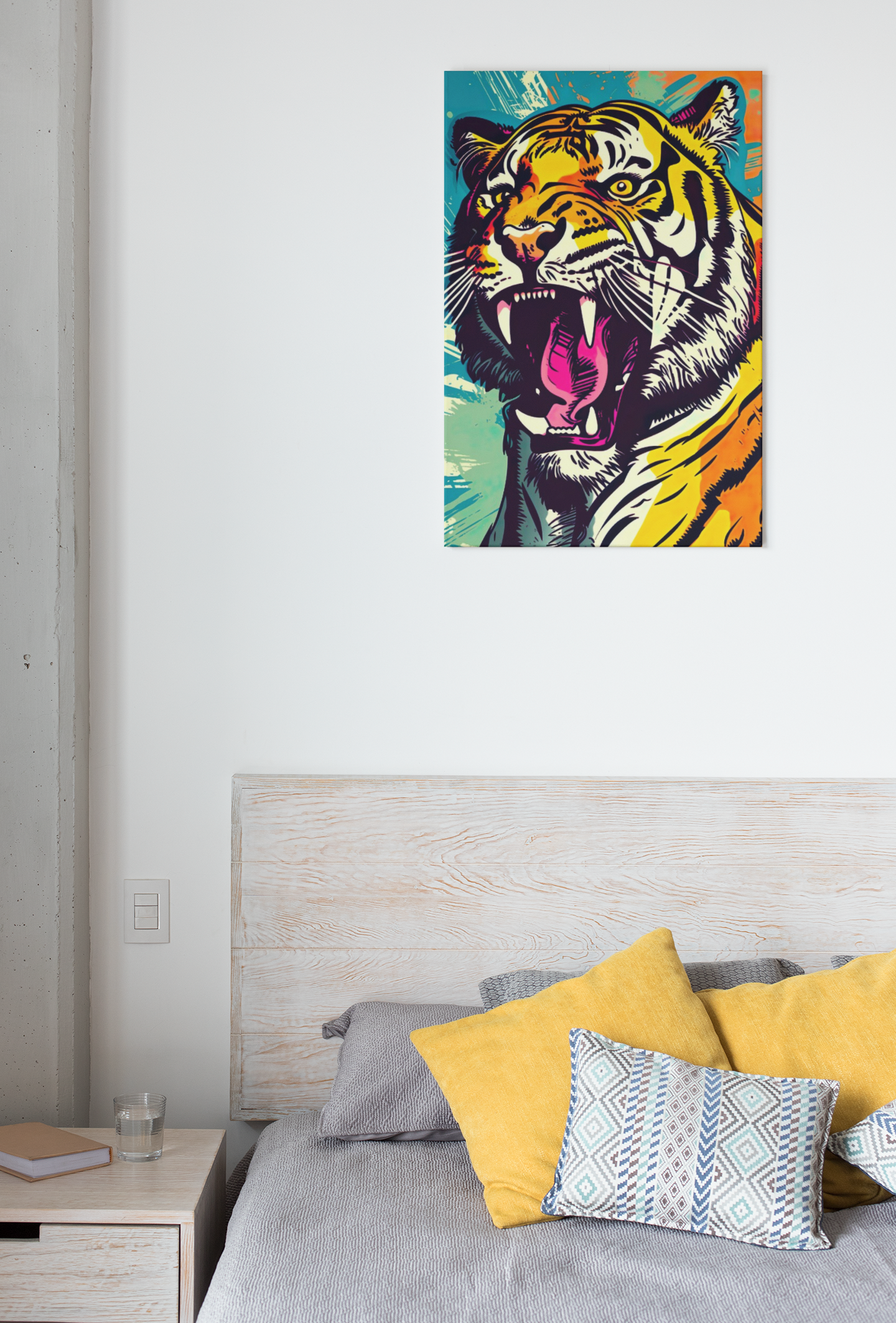 Tableau Tigre Pop Art