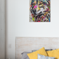 Toile Collage Loup